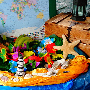 Viele exotische Dinge finden wir auf der Insel