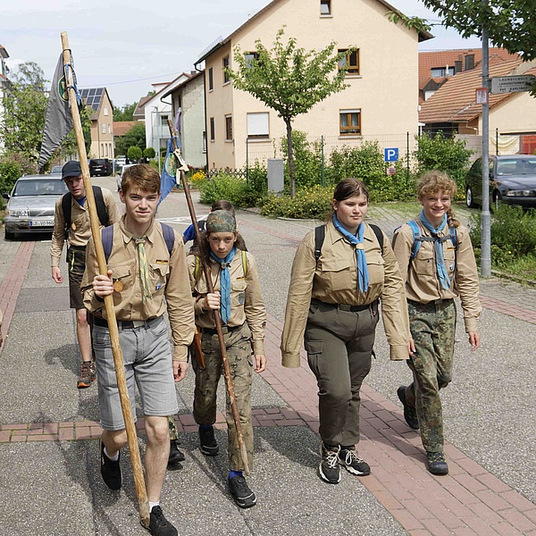 Sippe in Langensteinbach auf Kundschaft