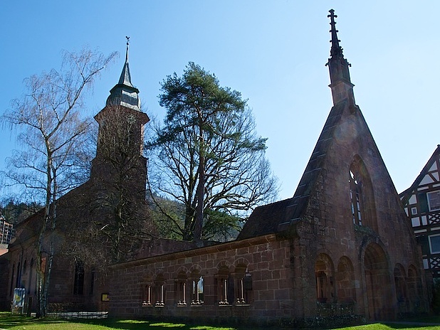 Pfadfinder in Herrenalb - Klosterkirche