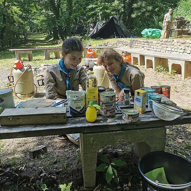 Kochen auf dem Pfingstlager #echtepfadfinderfindenwege