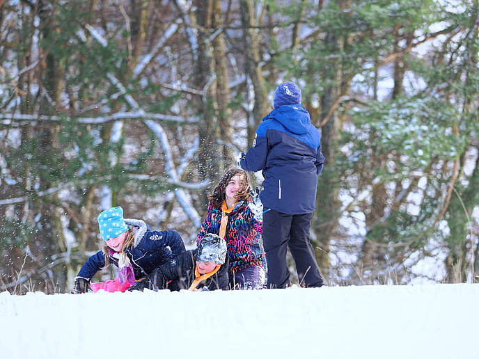 Schneeballschlacht