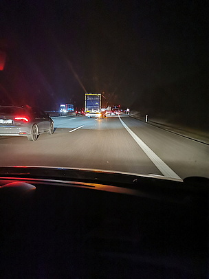 Auf der Autobahn